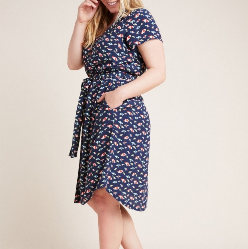 Anthropologie Maeve Catherine Shirtdress-Fox print - Picture 6 of 8